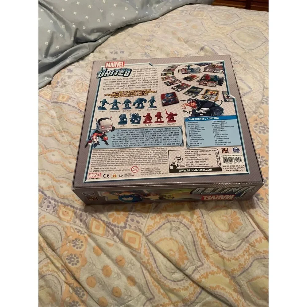 New CMON Marvel United Strategy Game Board Complete Game Set